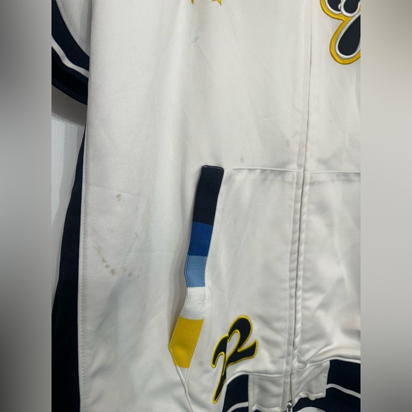 Original Harlem Globetrotters Fubu Basketball Jacket XL 22 team zip up - Picture 3 of 5